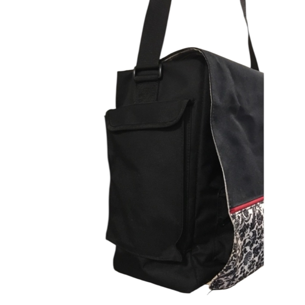 CROP IN STYLE *Huge* Scrapbooking Organizer Tote in Black/White — NWT - Picture 11 of 16